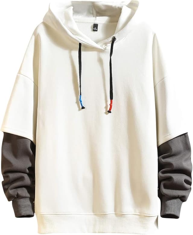 Color Block Pullover Hoodie
