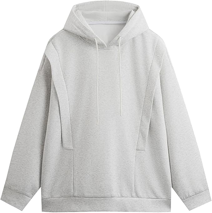 Patchwork Oversized Sweatshirt Hoodie